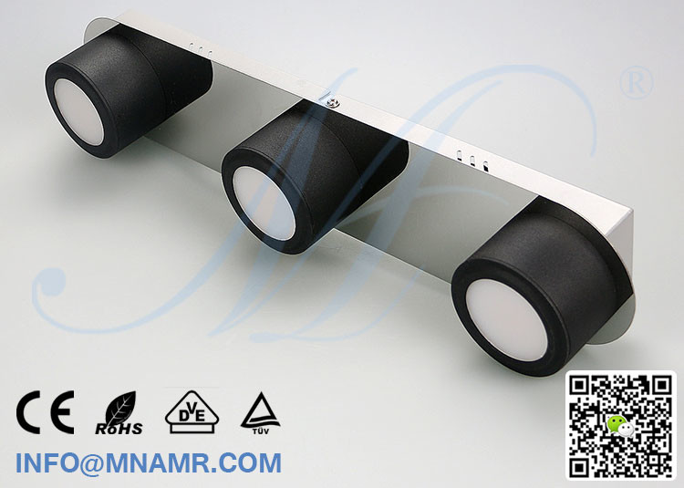 3 Outlets LED Ceiling Downlight Ceiling Down Light 15w AC86-265V Warm White 3000K