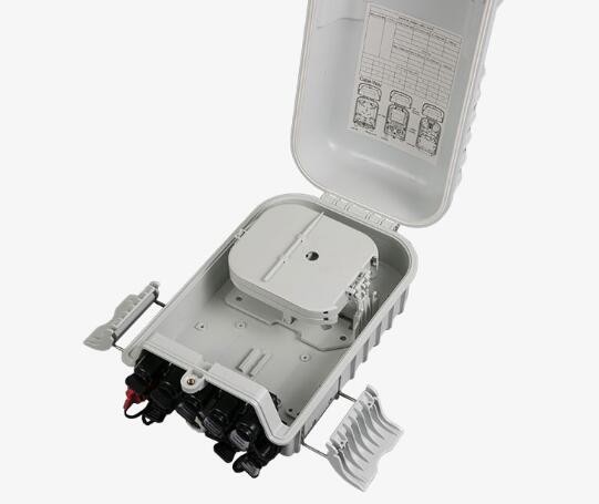 Waterproof Fiber Optic Distribution Box 8pcs MINI SC Adaptor Output