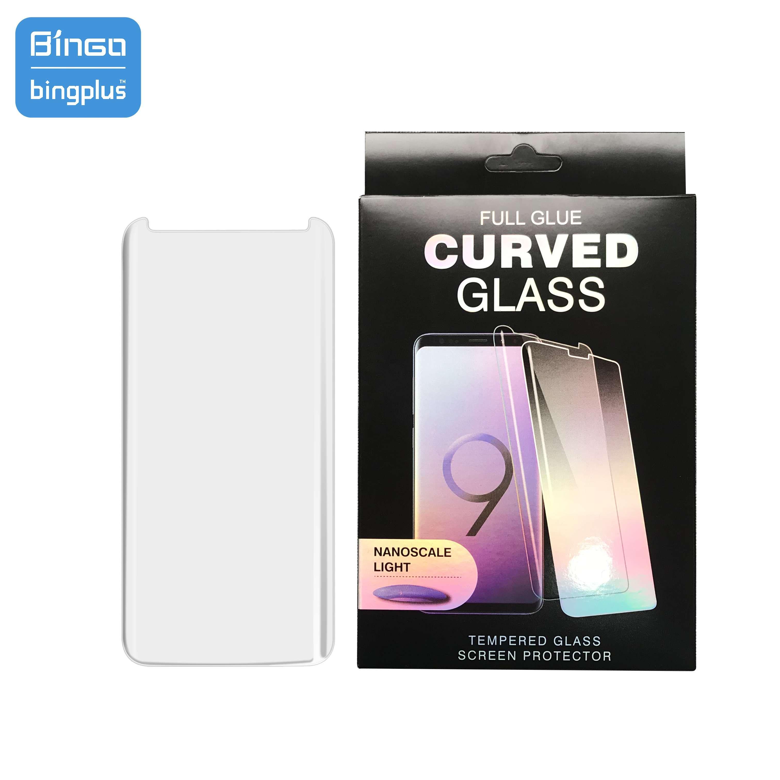 Liquid UV Curved Edge Glass Full Glue S10 S21 Ultra Plus S22 Tempered Glass Screen Protector