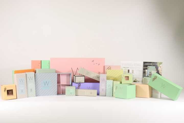 Hot Selling Custom Printed Cosmetic Packaging Boxes Makeup Paper Box For Skincare Card Packaging Box