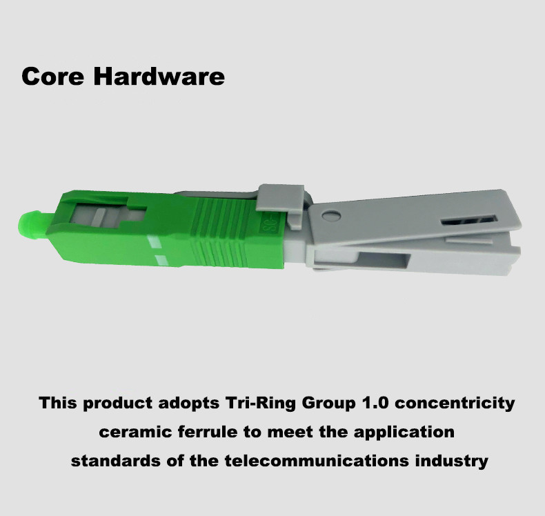OM1 OM3 FTTH Fast Connector , Field Termination Sc Apc Quick Connector