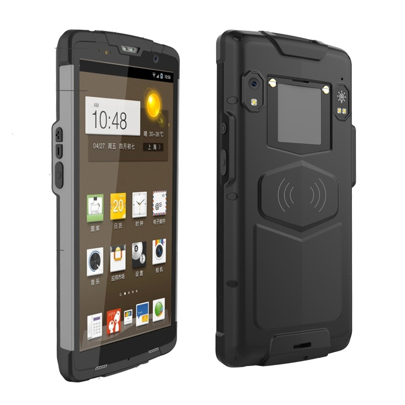 Android 8.1 Octa-Core 2.0GHz 4GB RAM 64GB ROM Industrial PDA Android Barcode Scanner Device For Express / Logistics