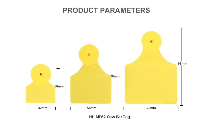 Marking Tool Waterproof Cattle Ear Tags For Positive Identification Easy To Use