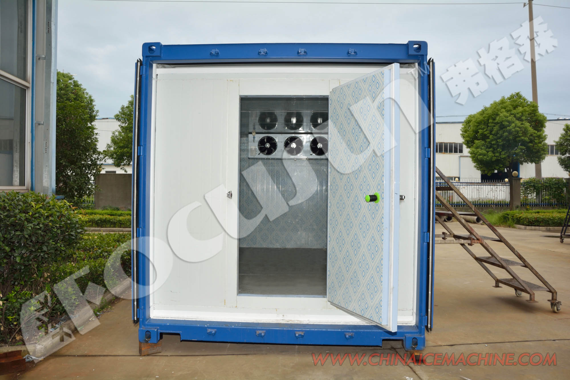 Solar Power Container Cold Room Storage for Fresh Food Goods 20ft Refrigerant R-22 R-404A