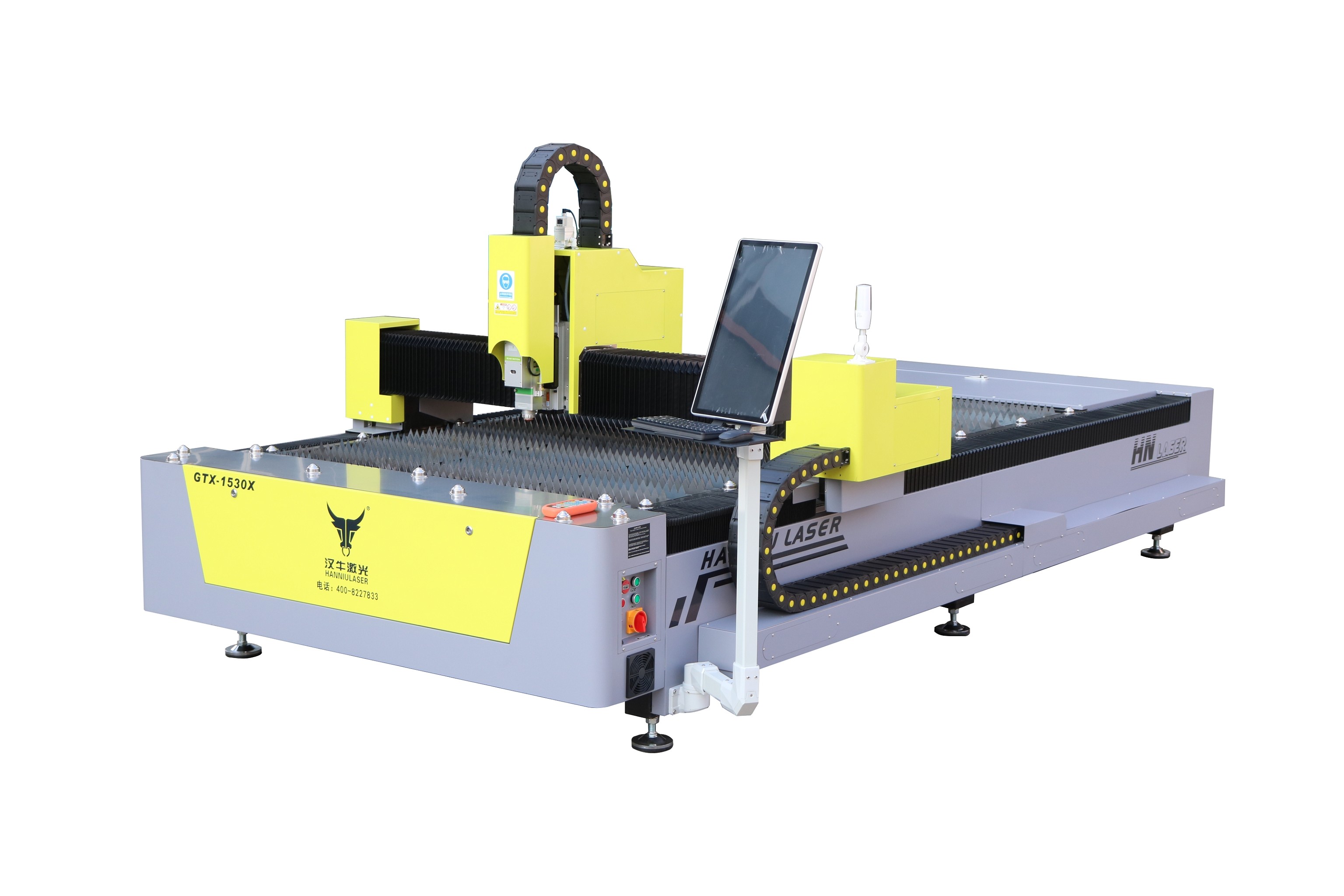 6000 Watt Fiber Laser Cutting Machine , Industrial Metal Laser Cutting Machine 15m/min