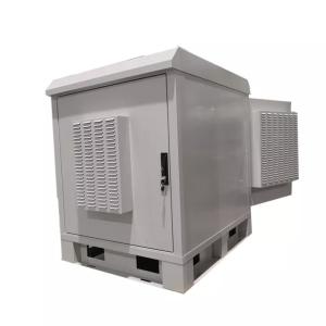 Buy cheap 18U Outdoor Communications Cabinet Metal Enclosures RAL7035 Pantone 428C product