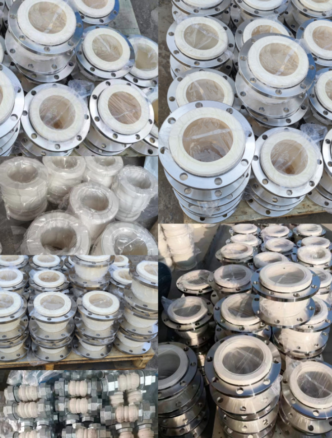 Flanged Oil Resistant Silicone Food Grade Rubber Expansion Joint Forged Technics