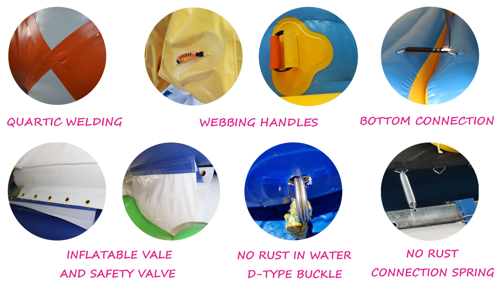 New Colorful Floating Water Park Water Slide On Sea Obstacle Course