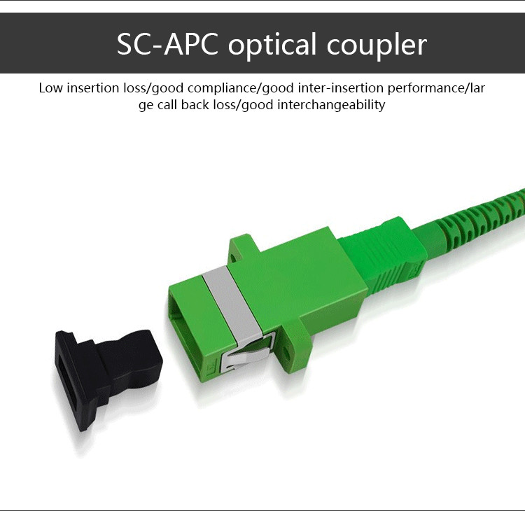SM Simplex Sc Apc Fiber Connector for FTTH FTTB FTTX Network