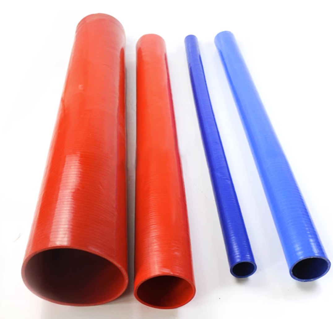 Black Customizable Silicone Tube Extrusion Oem / Odm Round