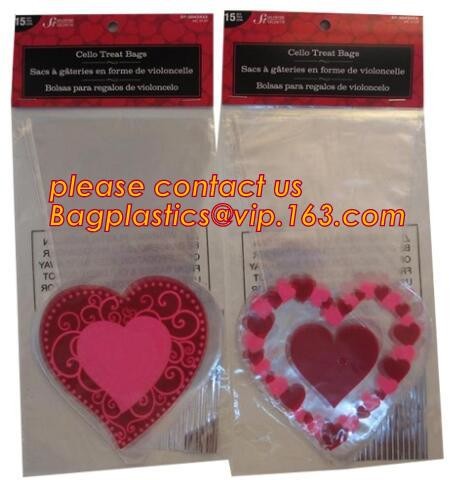 OPP plastic printing transparent sandwich goodie wedding christmas cookie packaging bread halloween candy bag bagease