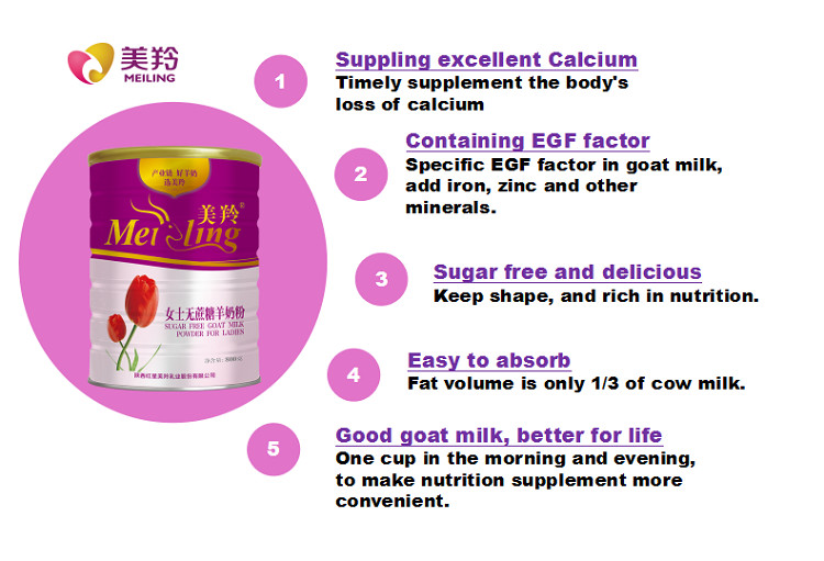 Dried Anti Aging Adult Formula 800gm Lady Milk Powder
