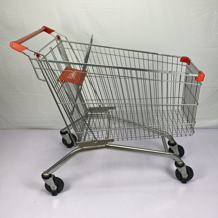 180L Q195 Steel Supermarket Shopping Trolley CE Certificate