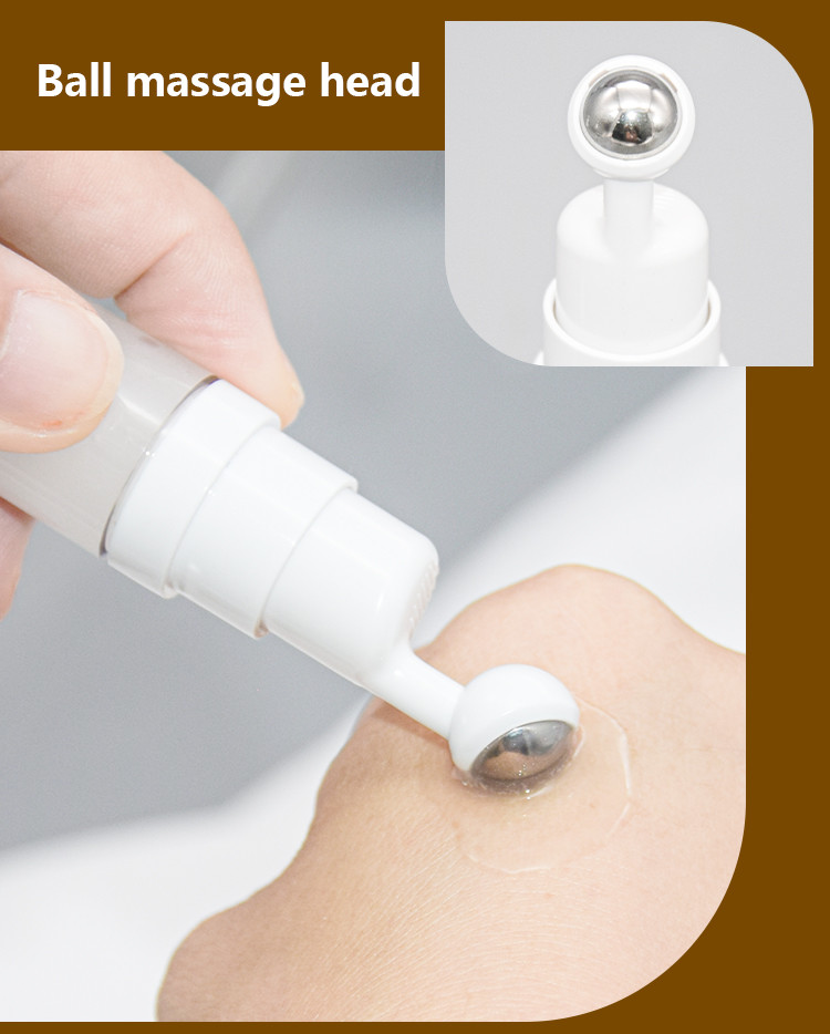 10ml/15ml PETG Roller Ball Eye Cream Airless Pump Bottles PETG Bottle/Cap +PP Middle Segment UKJT088