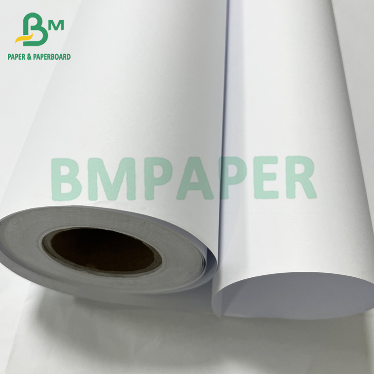 80grs Smooth Engineering CAD Paper 20lb Ink Jet Bond Paper Rolls 