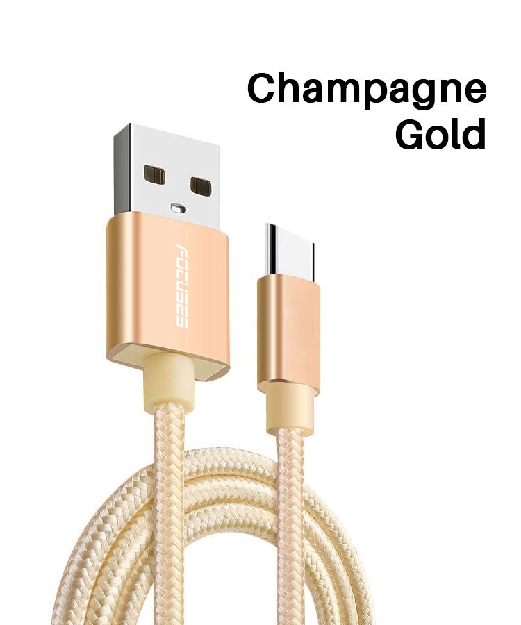 Data Transmission 2.1A Type A To Type C USB Cable extra long