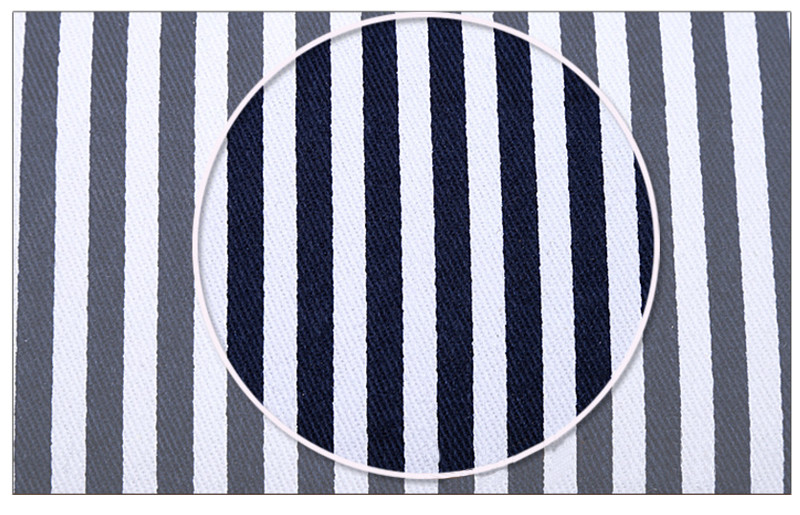 Multifunction Striped Canvas Makeup Brush Bags For Women