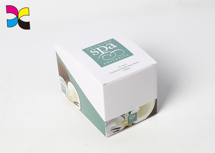 Gluing Printed Cardboard Boxes Recoverable SPA Aromatherapy Candle Eco Friendly