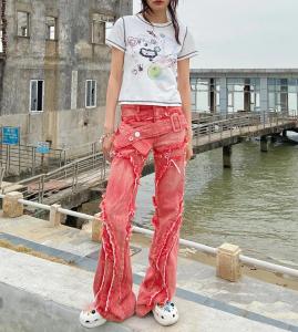 China custom Plain Jogging Pants women's jeans pant on sale