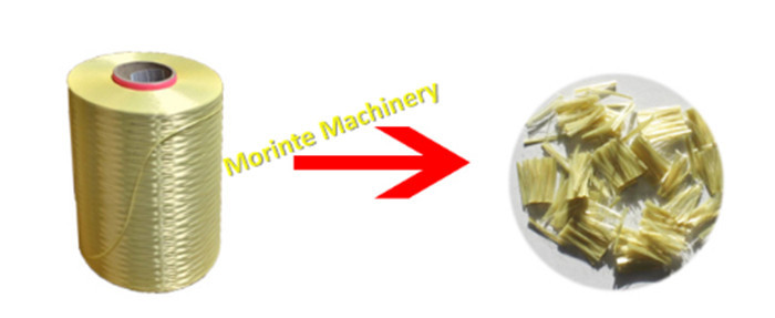 High quality nylon tow and fiber Aramid materiao cutting machine 140 type