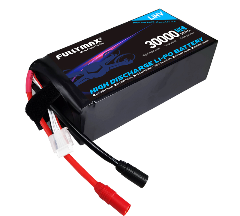 12S 5C 30000mah Lipo Battery Bank 12 Cell Lithium Polymer Cell 47.04V Aerial Inspections 280Wh/Kg