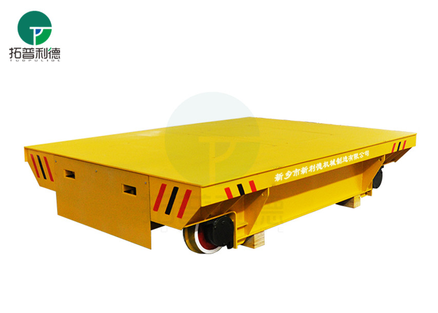 Customized electrical forging factory load rail transfer cart