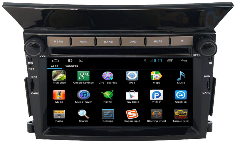 Ouchuangbo car navi dvd android 6.0 for Honda Pilot with SWC USB QUAD CORE A9 ,1.6GHz Frequency