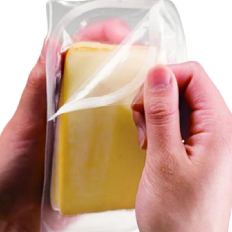 High Barrier Cheese Plastic Packaging Films Rolls Multilayer PVDC Plastic Film Food Grade