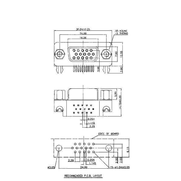 634-015-274-043 634-015-263-553 634-015-263-543 634-015-263-043 634-015-263-033 D-Sub Connectors
