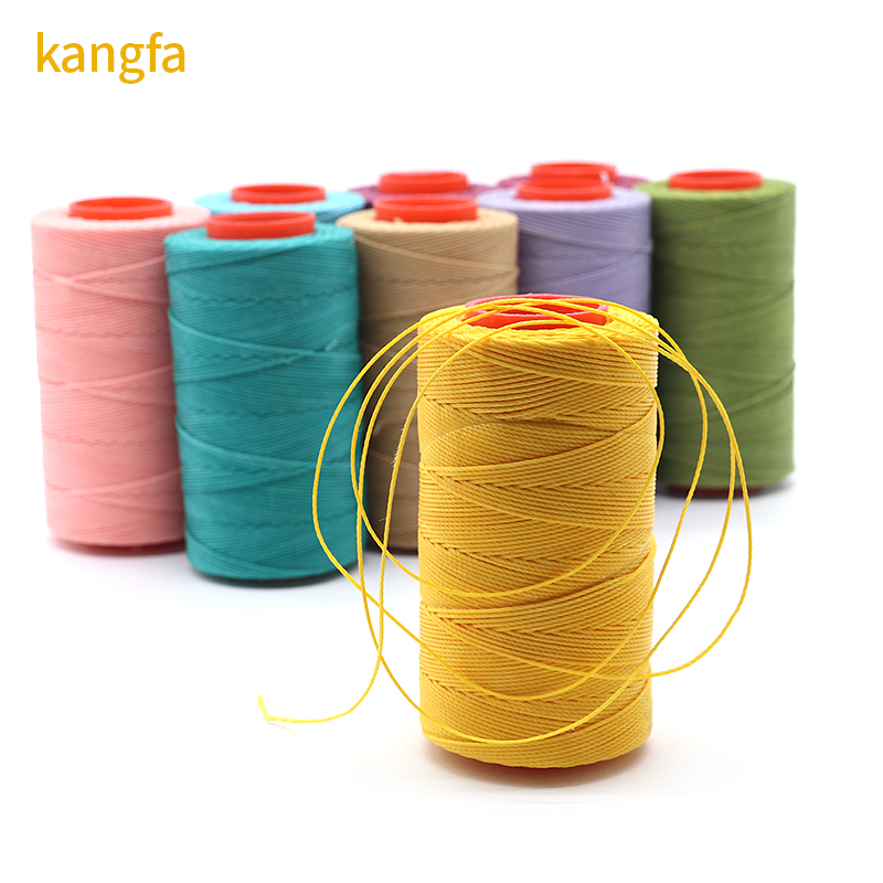 Heavy Duty Waxed Thread 420D/3 Yarn Count for Smooth and Durable Patchwork Sewing