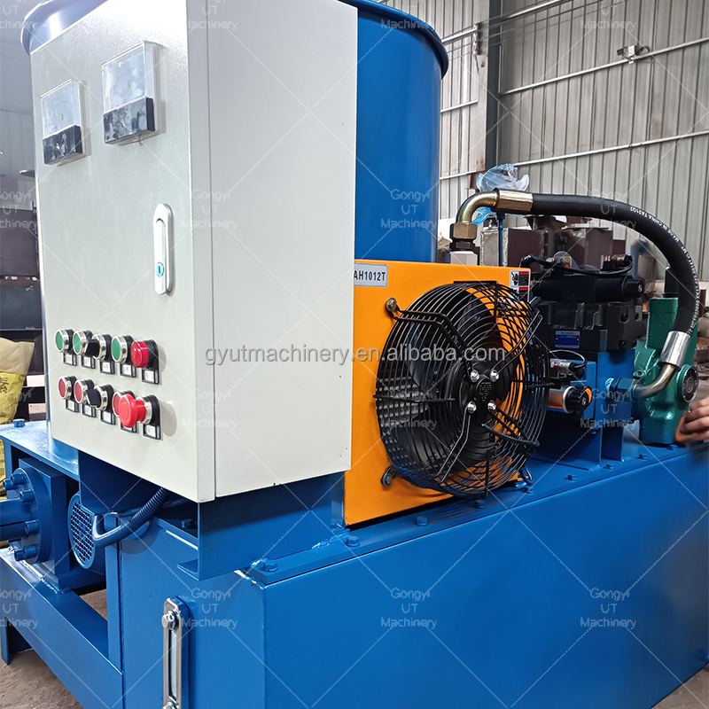 High Press Firewood Sawdust Briquette Machines Hydraulic Customized Briquetting Press