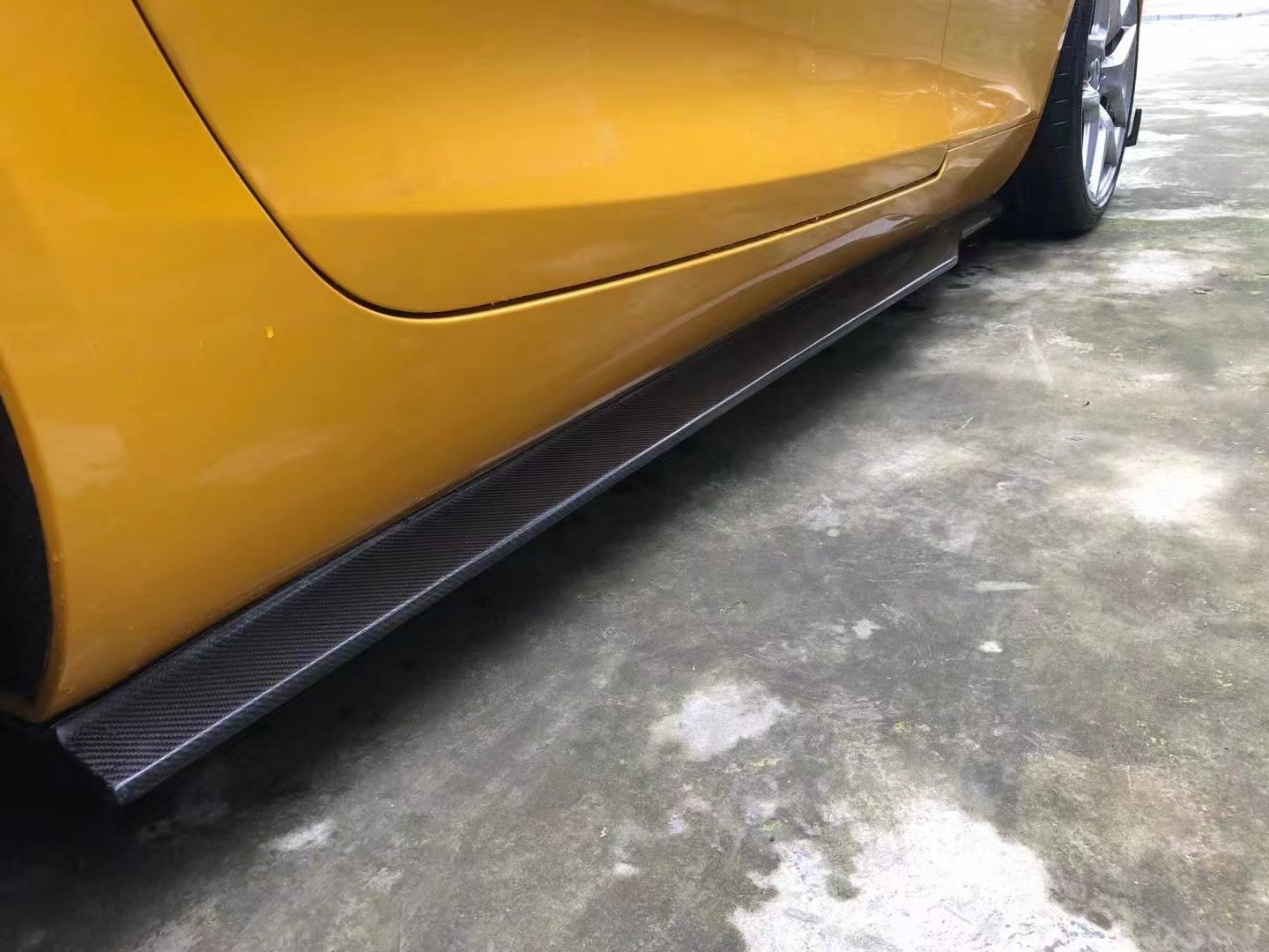 For Mercedes AMG GT Carbon Fiber Body Kit AMG GT Carbon Fiber Front Lip Diffuser Spoiler