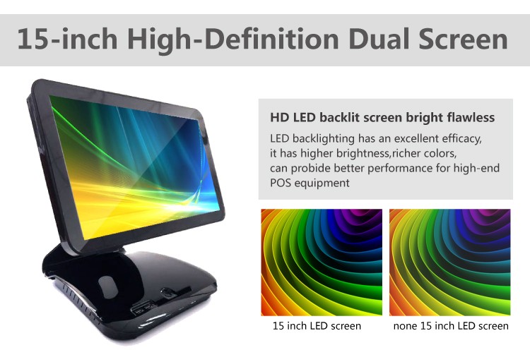 Windows 7/10 OS 15.6 Inch Touch Screen All In One POS System for Retail Point Of Sale