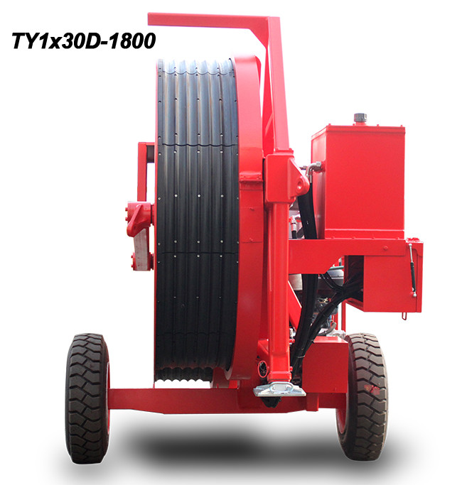 Cable Stringing Equipment TY1x30D-1800 Hydraulic Tensioner With Diesel Engine
