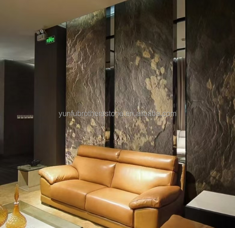 Ultra-Thin Natural Stone Veneer Sheet Wall Tiles for Modern Hotel Interior Design