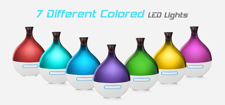 Flower Design 80ml USB Aroma Essential Oil Air Humidifier