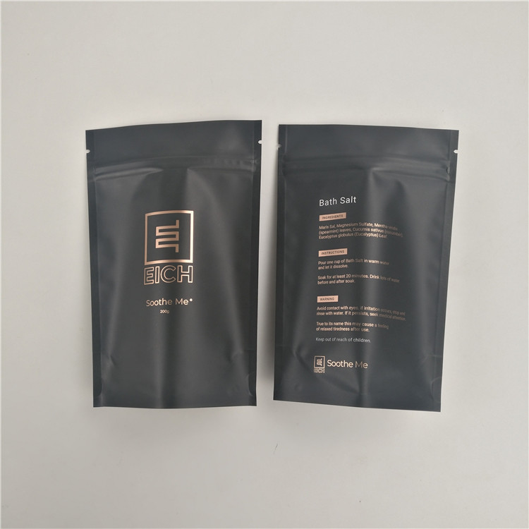 Doypack 200g Moisture Proof Foil Bags MOPP For Bath Salt