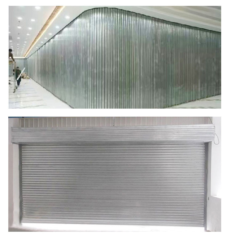 Windproof Fire Rated Roller Shutter Door Steel 8x10 Roll Up Door Anti Theft
