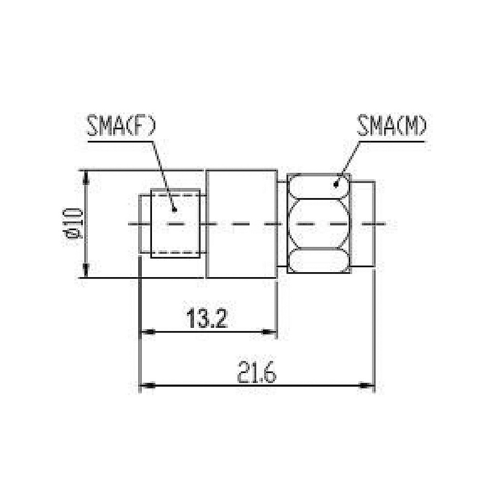 2 W Coaxial Fixed Attenuators DC-26.5 GHz SMA Type N Attenuator Connector