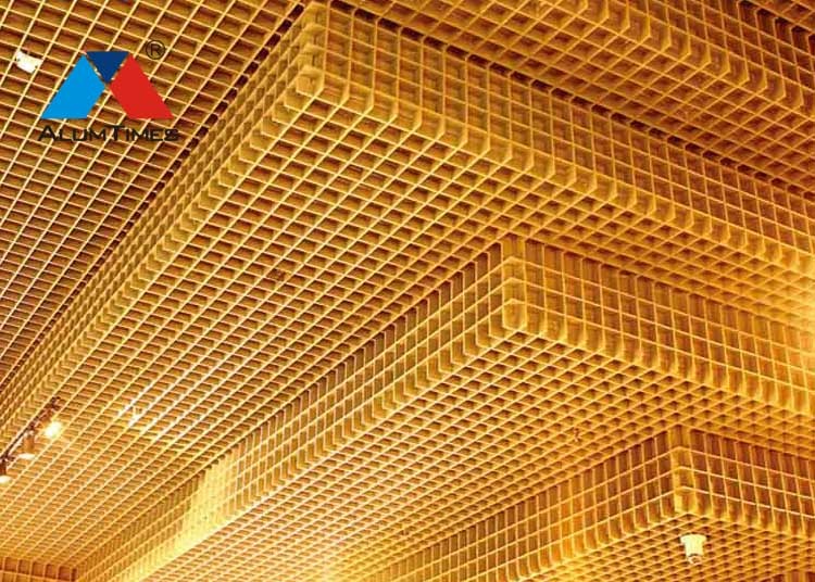 Multifunction Aluminium Grid Ceiling , Fire Rated Metal Grid Ceiling Tiles ODM