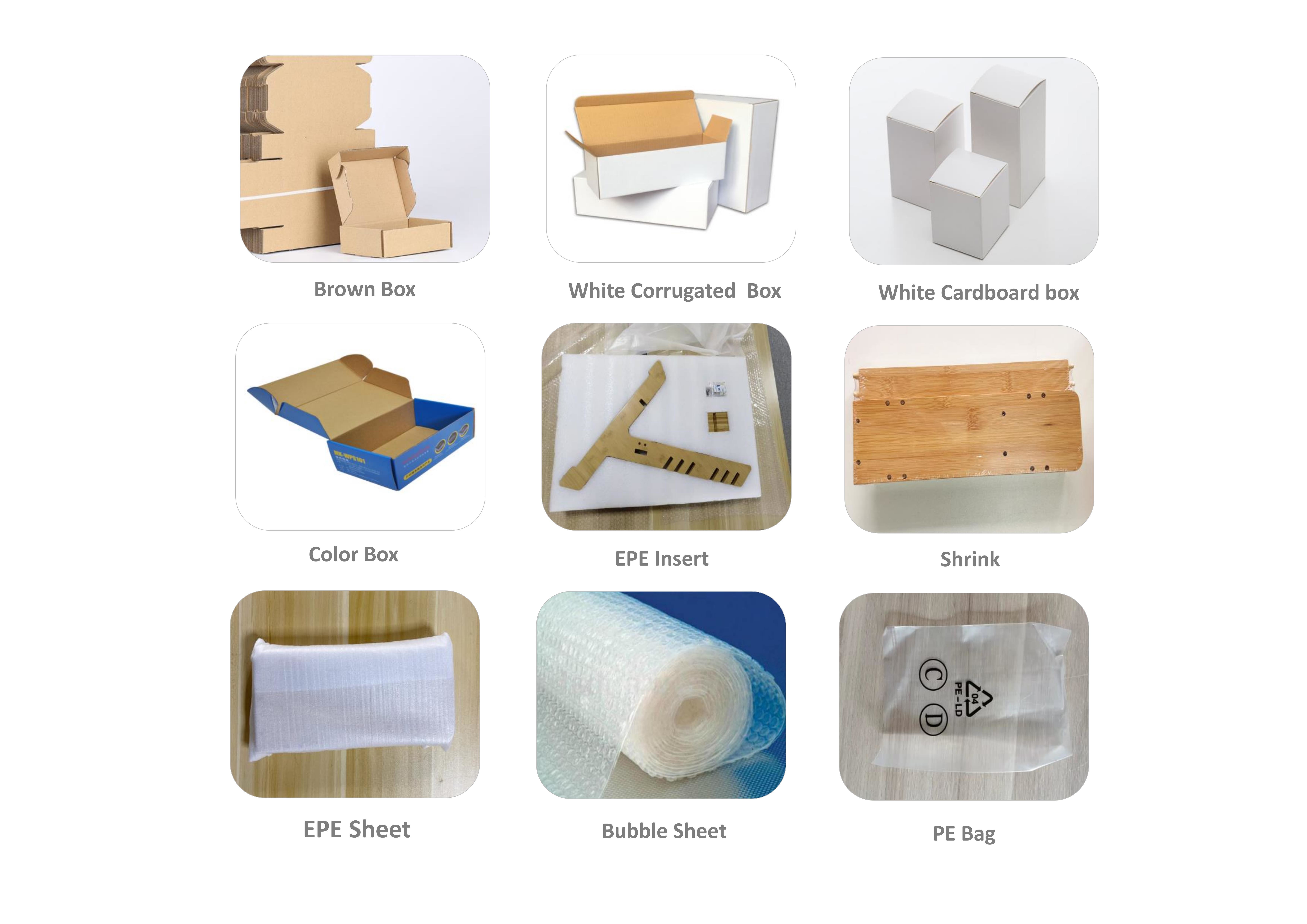 Bamboo cutting board set 4 coded with stand