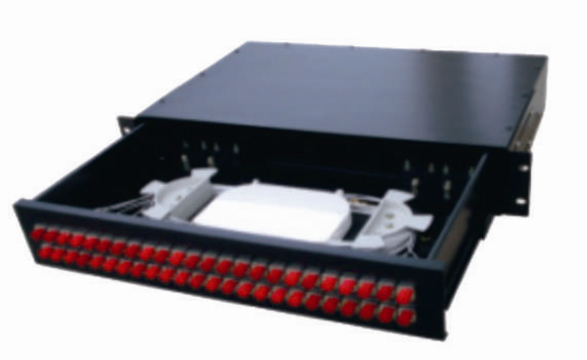 1U Rack Mount Fiber Optic Patch Panel 48 Port FC/SC/LC/ST