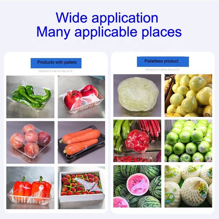 220V Automatic Packing Machine Cling Film Vegetable Fruit Wrapping