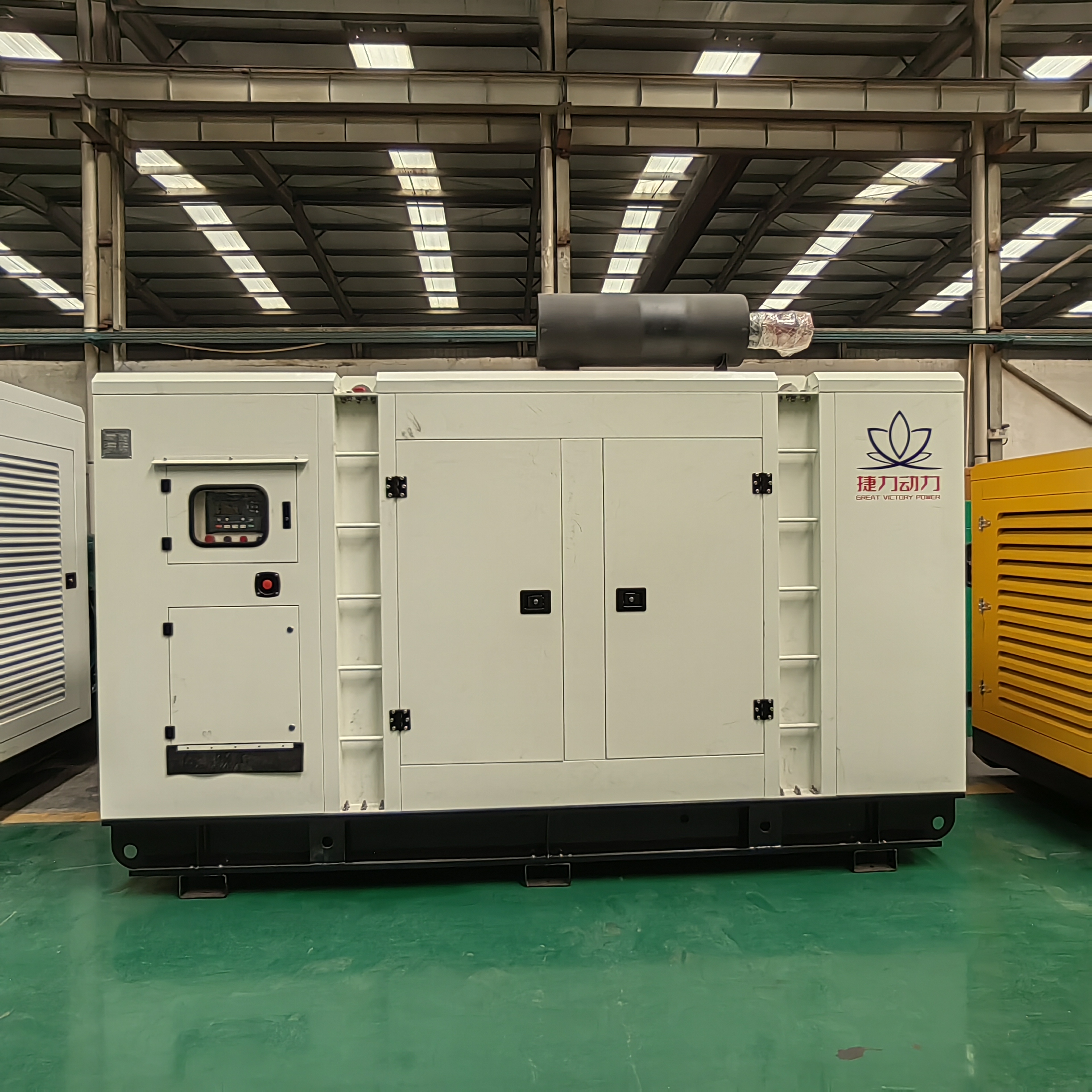 IP23 Protection Class 250KVA 200KWSoundproof Silent Diesel Generator Natural Gas Genset