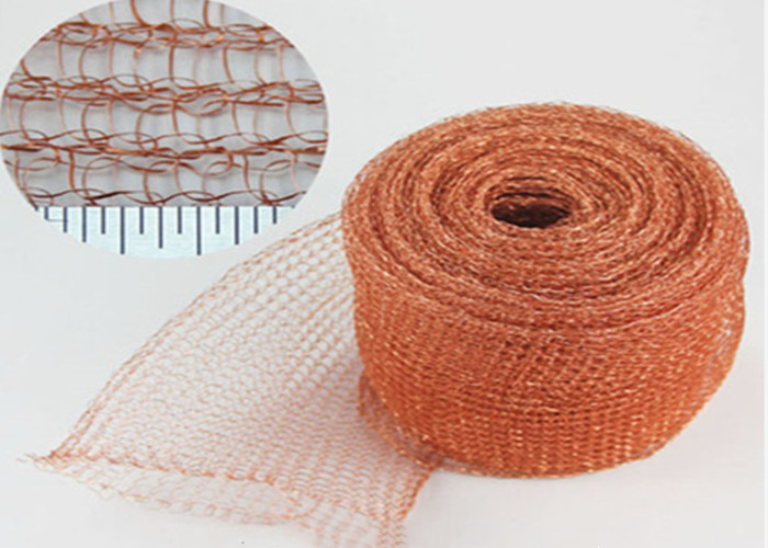 Customized 99% Pure Copper Mesh Roll 276mm Width for Thermal Insulation