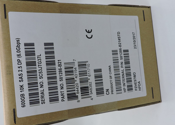 581286-B21 HP Hard Disk 581311-001 600G 10K SAS 2.5 G7 1 Year Warranty