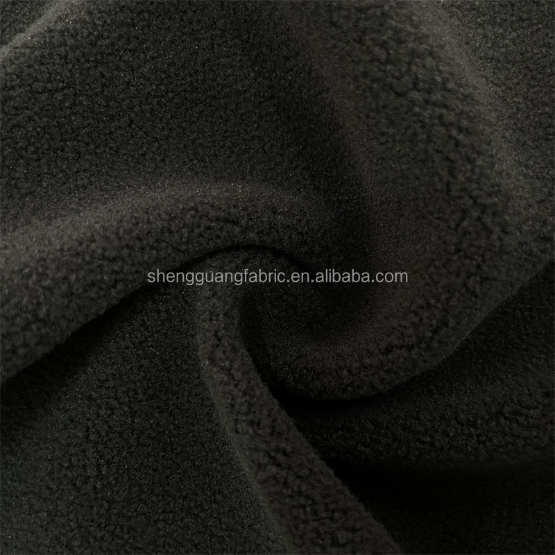 100% Polyester Polar Fleece Fabric Super Soft Knit Double Side Brushed Anti Pilling