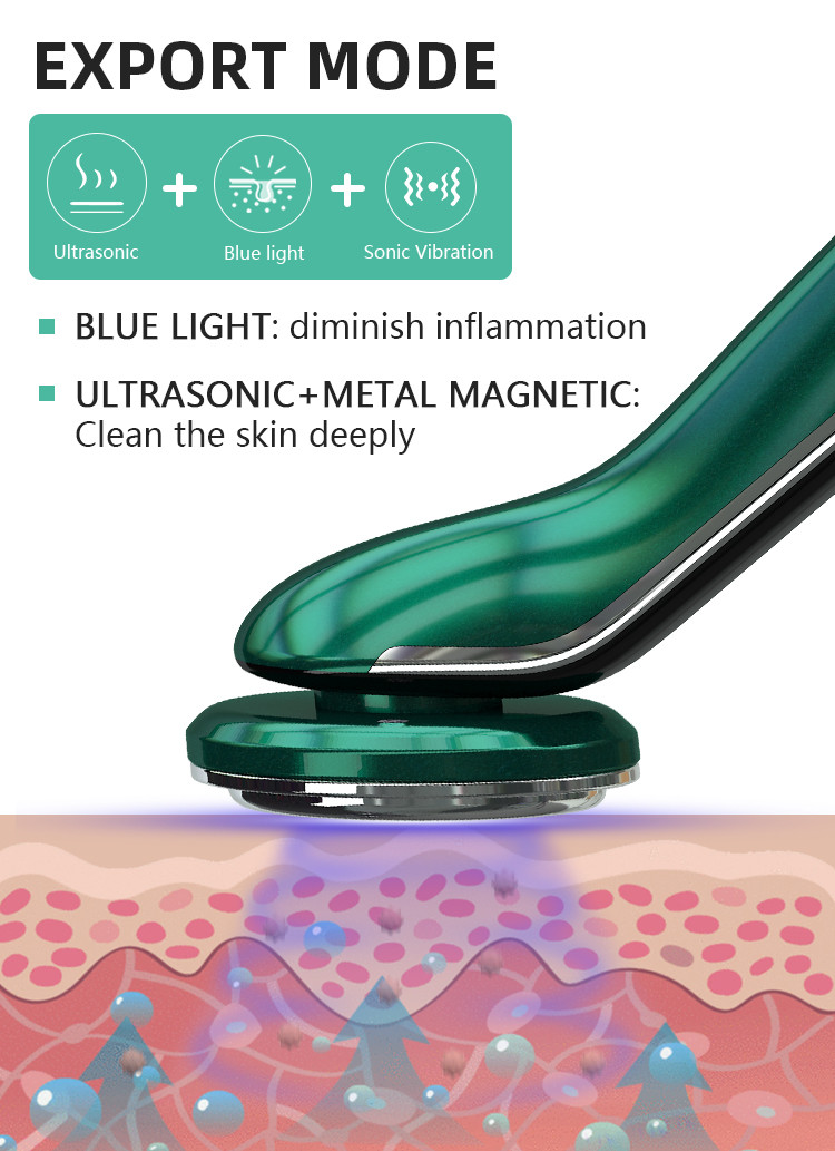 PSE Approved Skin Rejuvenation 3W Ultrasonic Face Massager