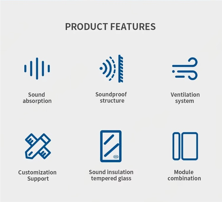 Flexible Meeting Pod Steel Structure Movable Office Pods For Any Office Layout