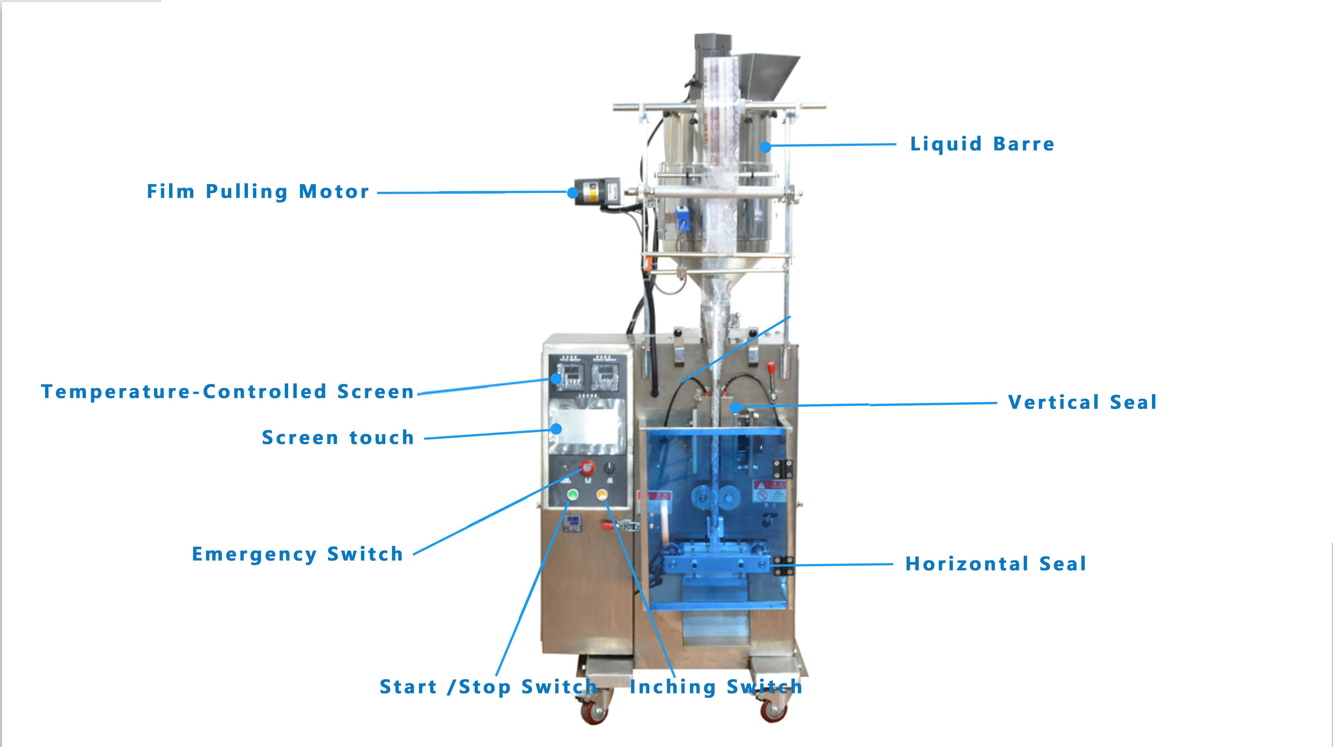 liquid pouch packing machine sugar form fill seal machine in business